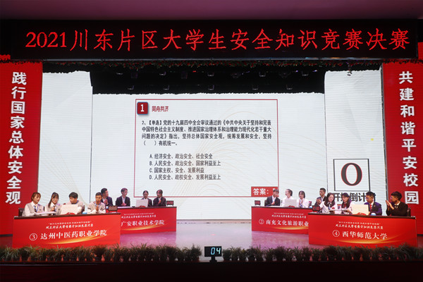 我院学生在四川省大学生国家安全知识竞赛复赛中获奖
